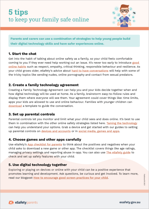 Parent resources | eSafety Commissioner